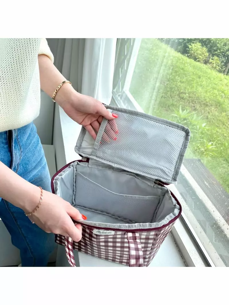 Megoshop - Korean Women Fashion - #shopsmall - Check M Coller Bag - 11
