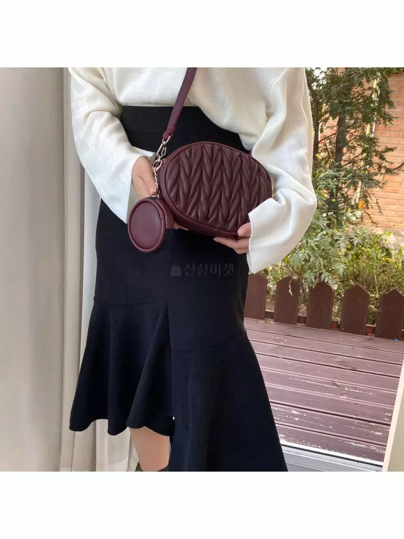 Megoshop - Korean Women Fashion - #shopsmall - Circle Coin Bag - 10