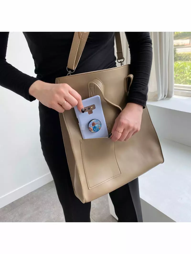 Megoshop - Korean Women Fashion - #shopsmall - July Pocket Dot Bag - 8