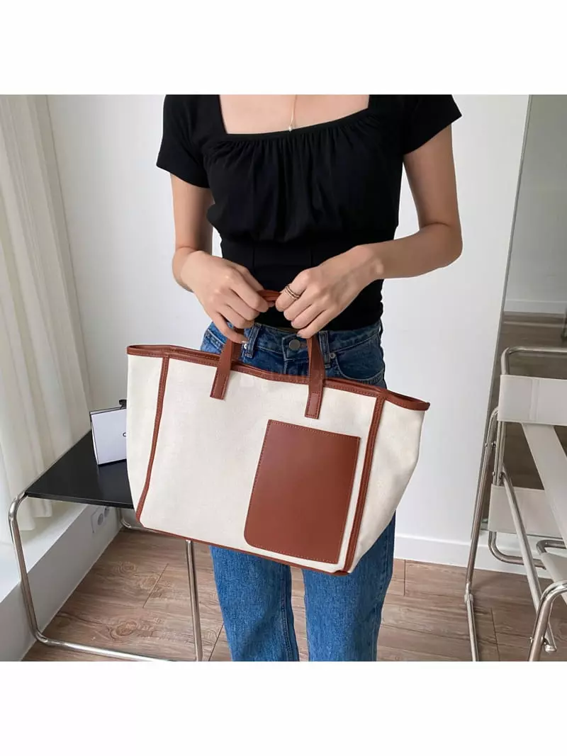 Megoshop - Korean Women Fashion - #shopsmall - Puppy Canvas Bag