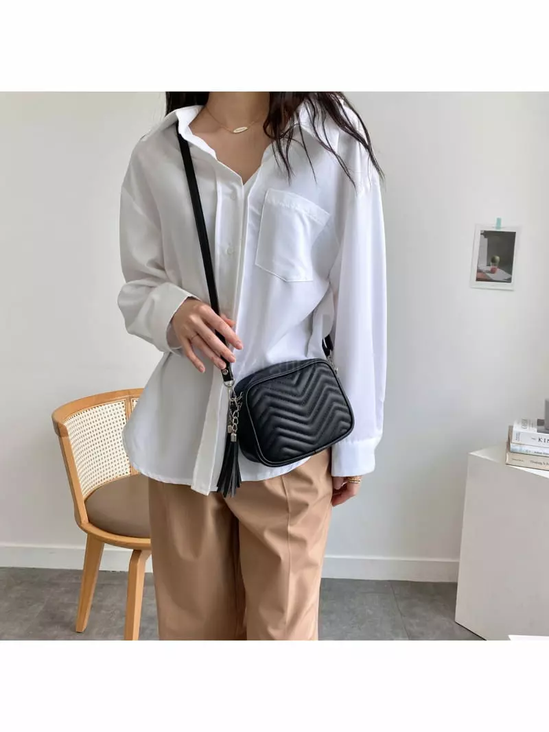 Megoshop - Korean Women Fashion - #thatsdarling - Herring bone Bag - 7