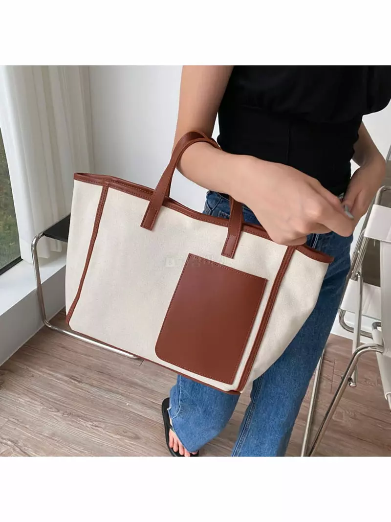 Megoshop - Korean Women Fashion - #thatsdarling - Puppy Canvas Bag - 2