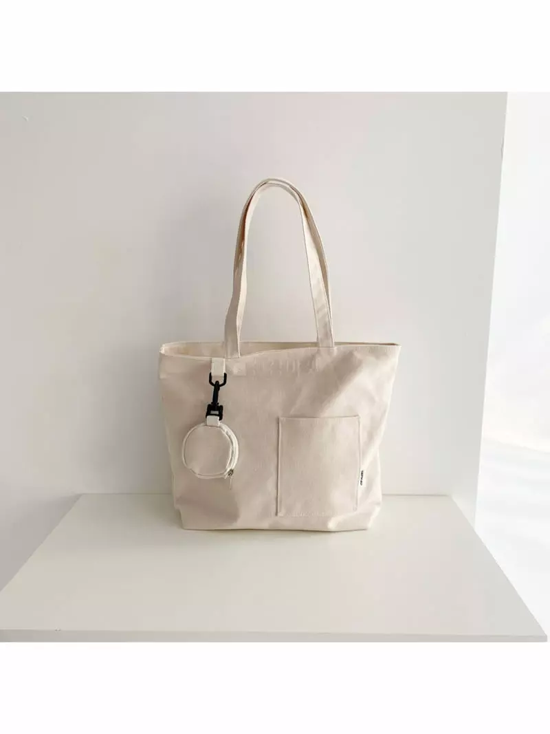 Megoshop - Korean Women Fashion - #womensfashion - Canvas Coin Shoulder Bag