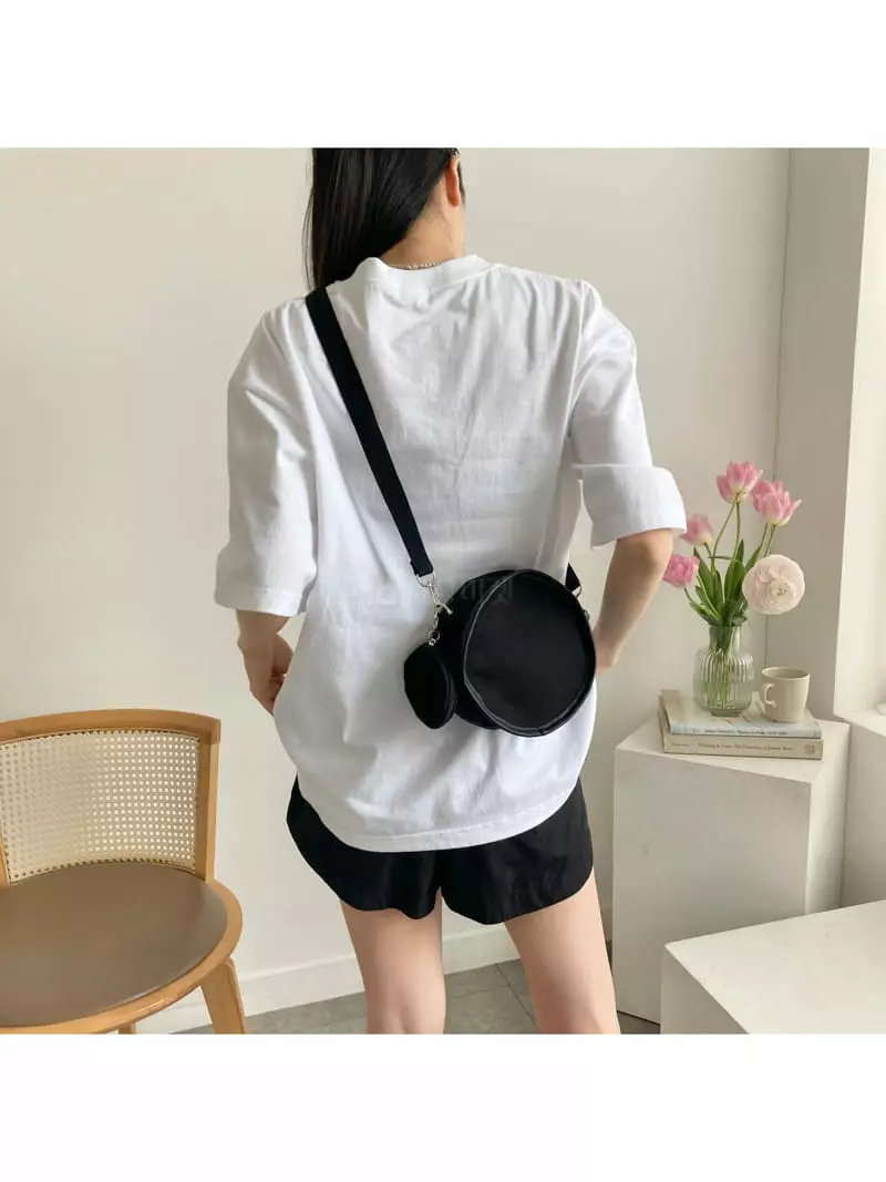 Megoshop - Korean Women Fashion - #momslook - Canvas Coin Bag - 4