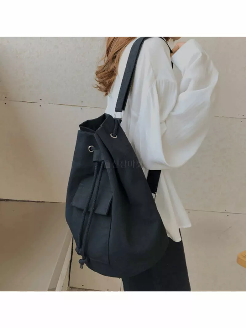 Megoshop - Korean Women Fashion - #womensfashion - Canvas Bag - 10