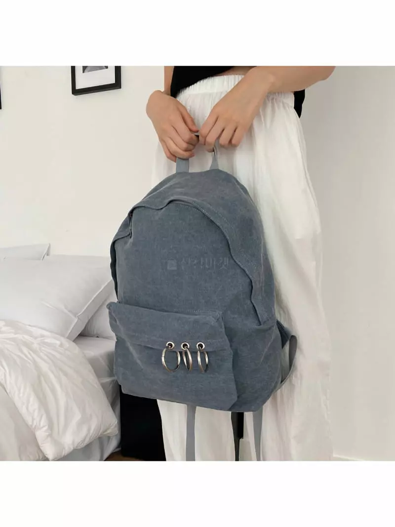 Megoshop - Korean Women Fashion - #womensfashion - Oring Back Pack - 6