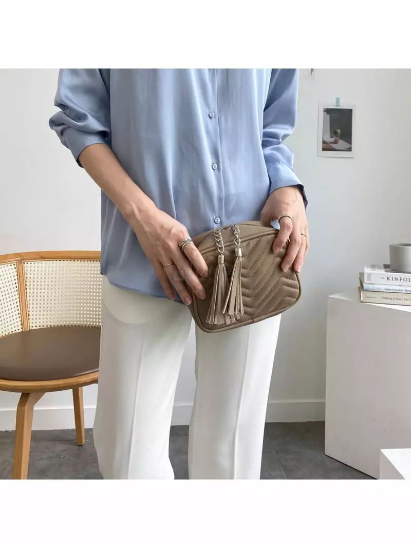 Megoshop - Korean Women Fashion - #womensfashion - Herring bone Bag - 12