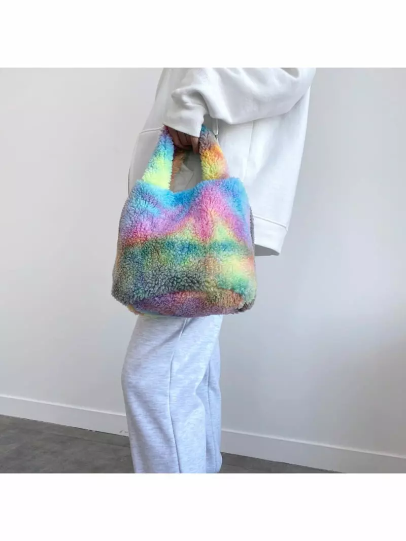Megoshop - Korean Women Fashion - #womensfashion - Cotton Candy Tote Bag - 11