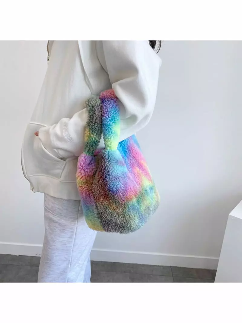 Megoshop - Korean Women Fashion - #womensfashion - Cotton Candy Tote Bag - 5