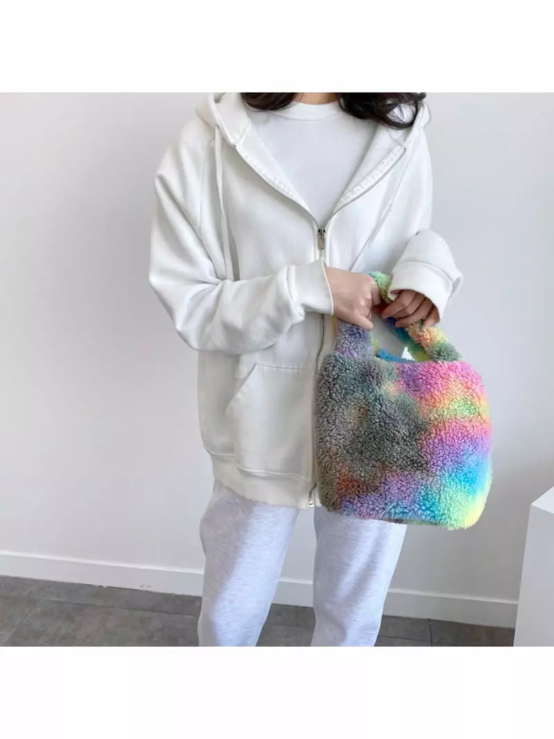 Megoshop - Korean Women Fashion - #womensfashion - Cotton Candy Tote Bag - 7