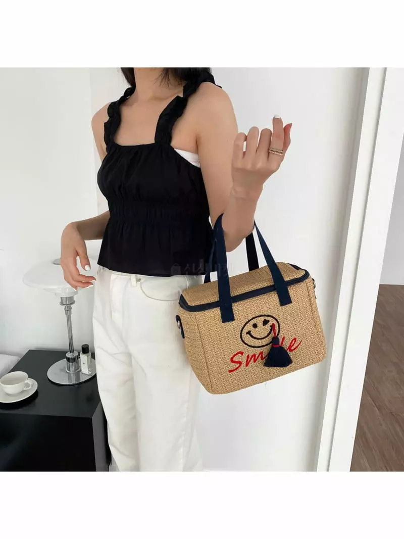 Megoshop - Korean Women Fashion - #womensfashion - Biscos Smile Cooler Bag