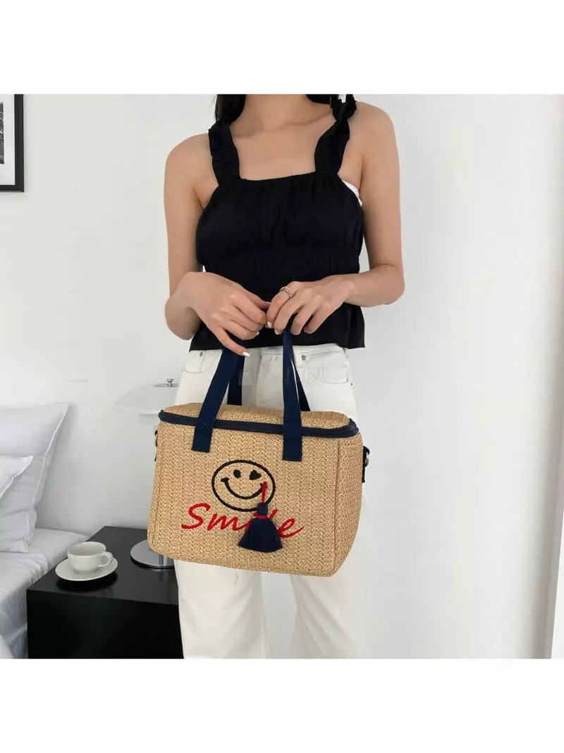 Megoshop - Korean Women Fashion - #womensfashion - Biscos Smile Cooler Bag - 3