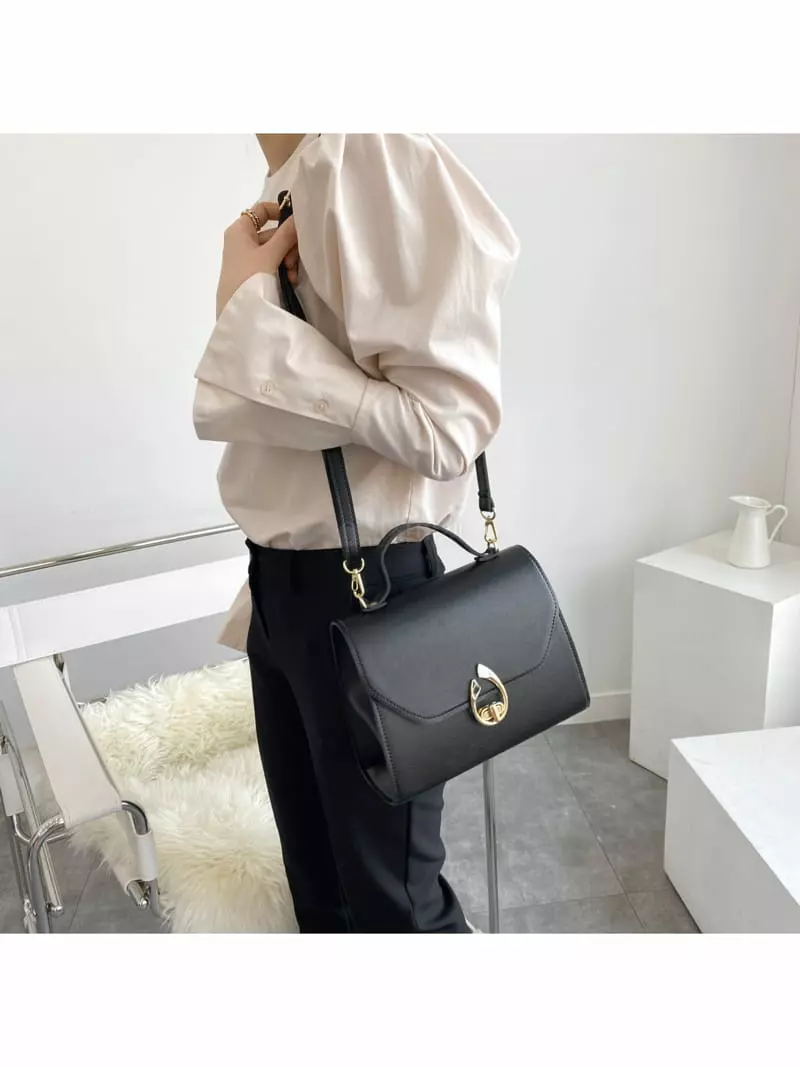 Megoshop - Korean Women Fashion - #womensfashion - Black White Bag - 6