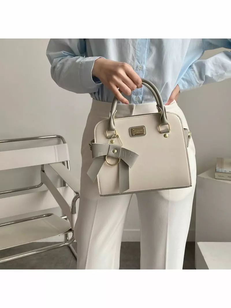 Megoshop - Korean Women Fashion - #womensfashion - Ribbon Fox Bag - 10