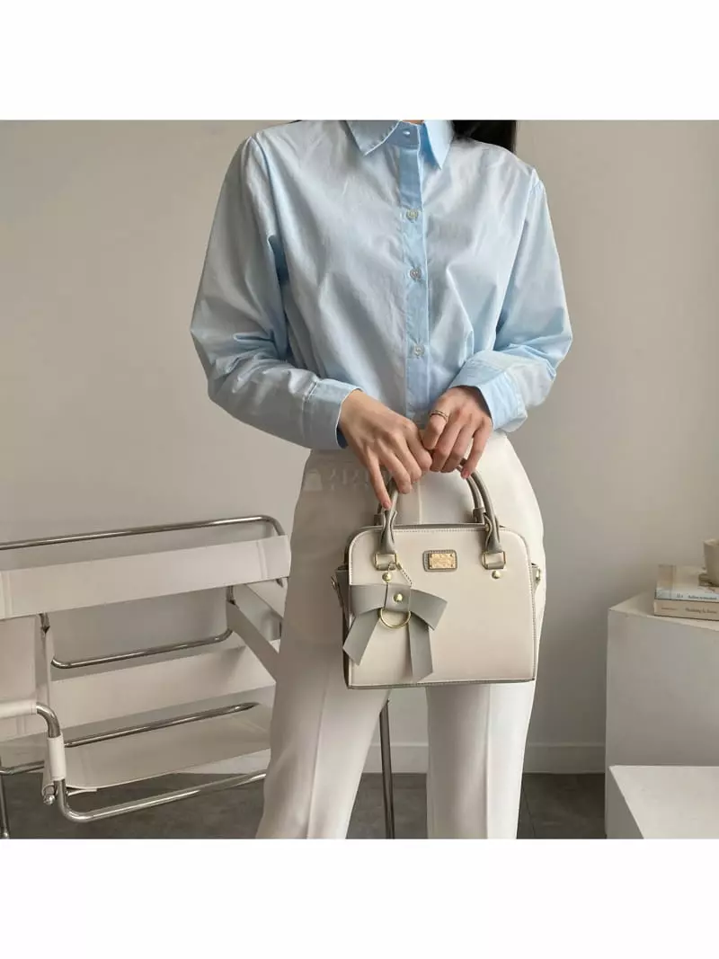 Megoshop - Korean Women Fashion - #womensfashion - Ribbon Fox Bag - 12