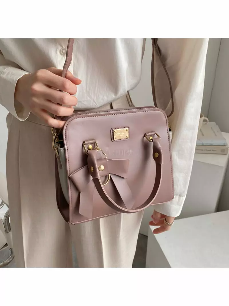 Megoshop - Korean Women Fashion - #womensfashion - Ribbon Fox Bag - 8