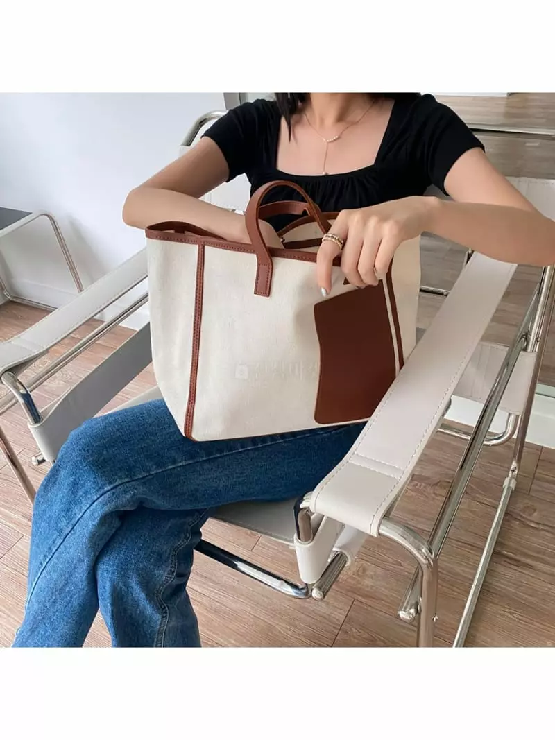 Megoshop - Korean Women Fashion - #womensfashion - Puppy Canvas Bag - 7