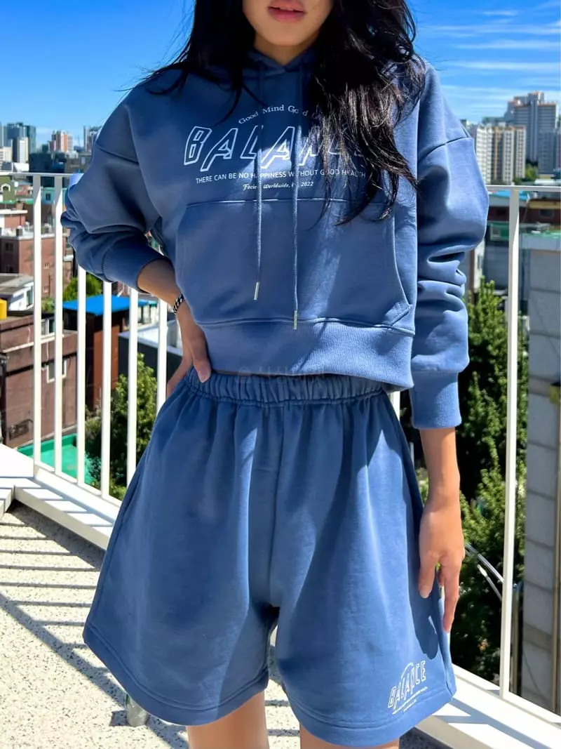 Mellor - Korean Women Fashion - #womensfashion - Balance Hoody