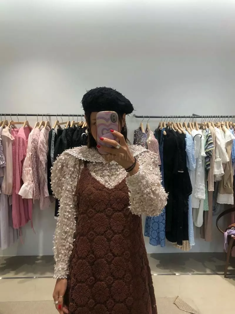 Melted - Korean Women Fashion - #momslook - Rose One-piece