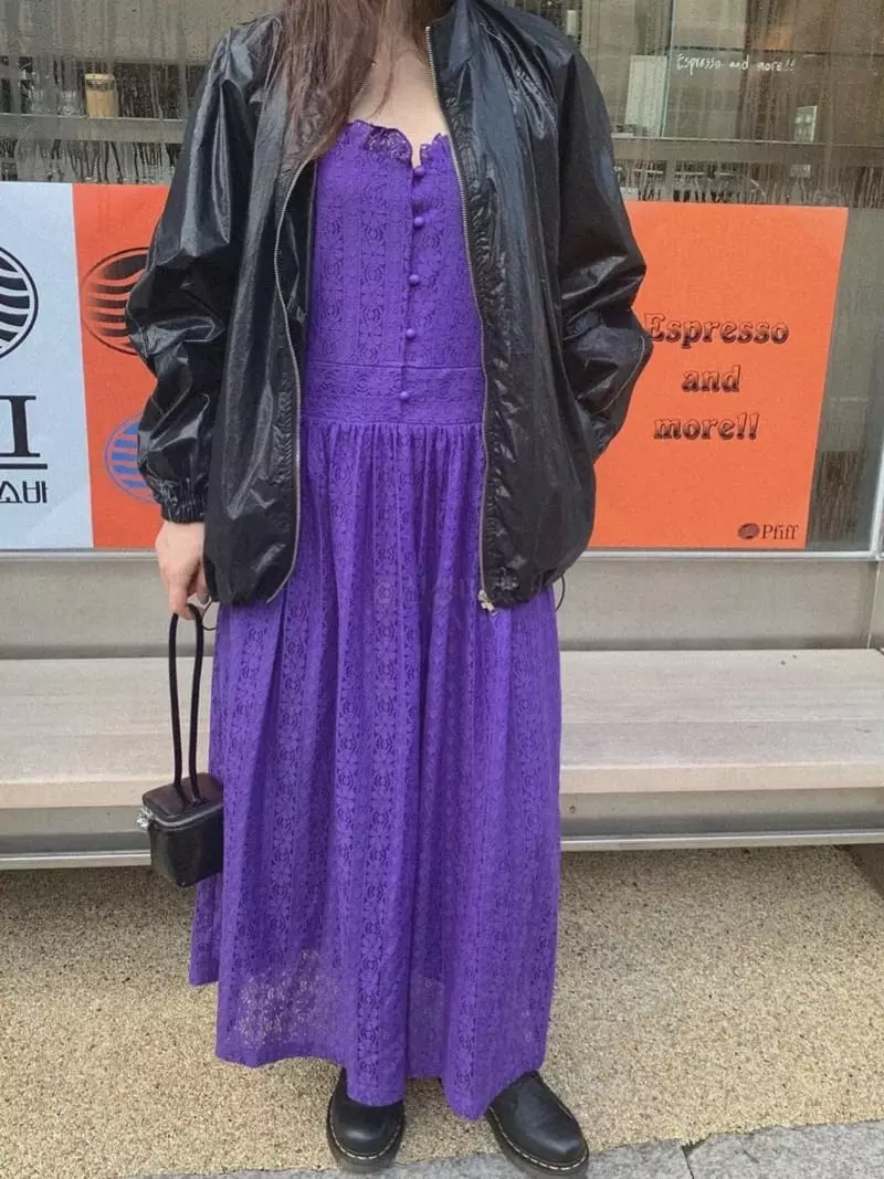 Melted - Korean Women Fashion - #momslook - Layered String One-piece - 10