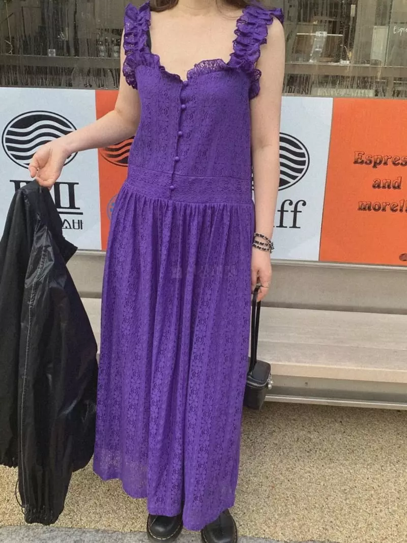 Melted - Korean Women Fashion - #momslook - Layered String One-piece - 8