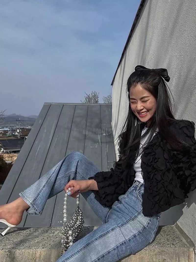 Melted - Korean Women Fashion - #womensfashion - Cloud Jacket - 4