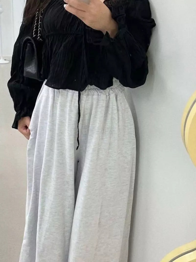 Melted - Korean Women Fashion - #shopsmall - Wide Pants - 4