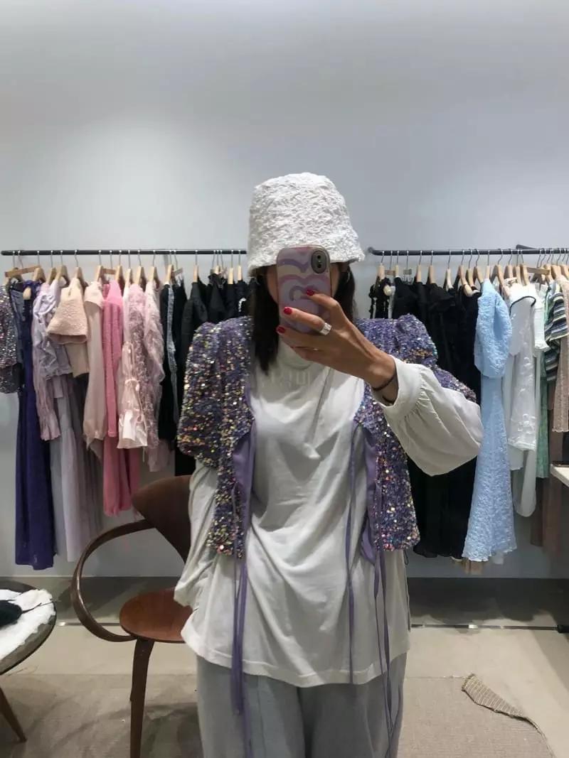 Melted - Korean Women Fashion - #womensfashion - Spankle Blouse - 5