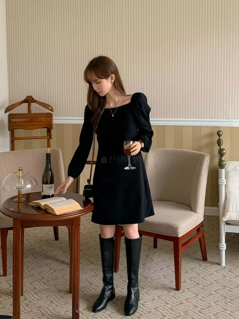 Mer - Korean Women Fashion - #momslook - Ponny One-piece