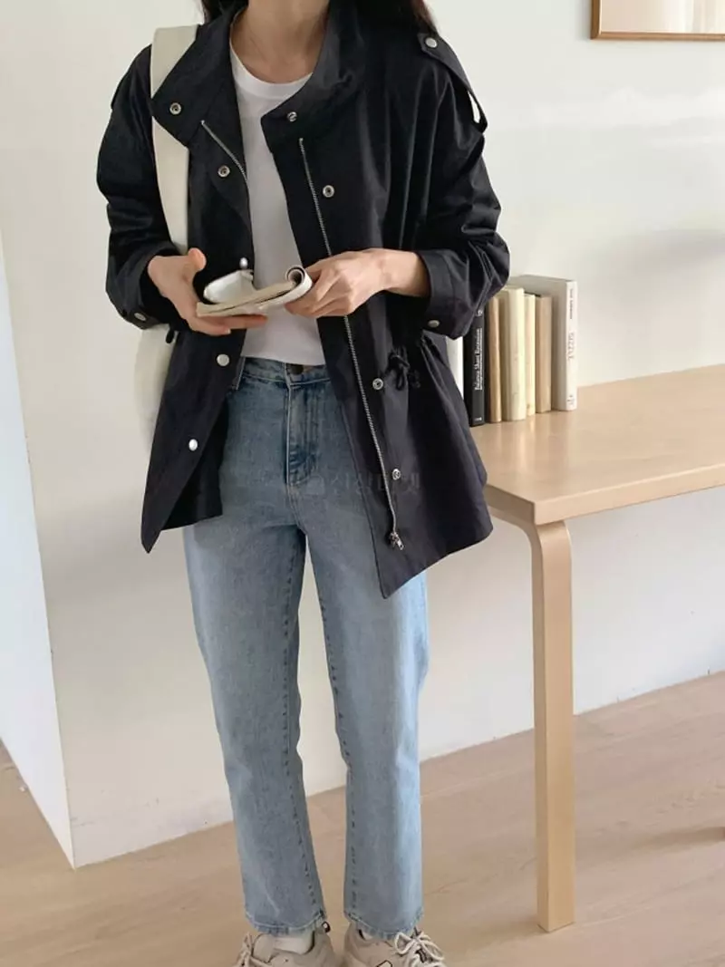 Mer - Korean Women Fashion - #momslook - Fric Field Jacket - 11