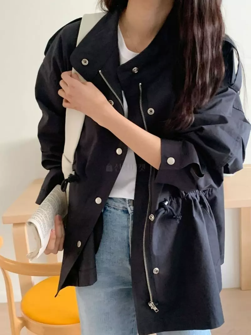 Mer - Korean Women Fashion - #momslook - Fric Field Jacket - 9