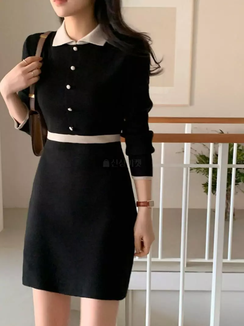 Mer - Korean Women Fashion - #pursuepretty - Corin Knit One-piece