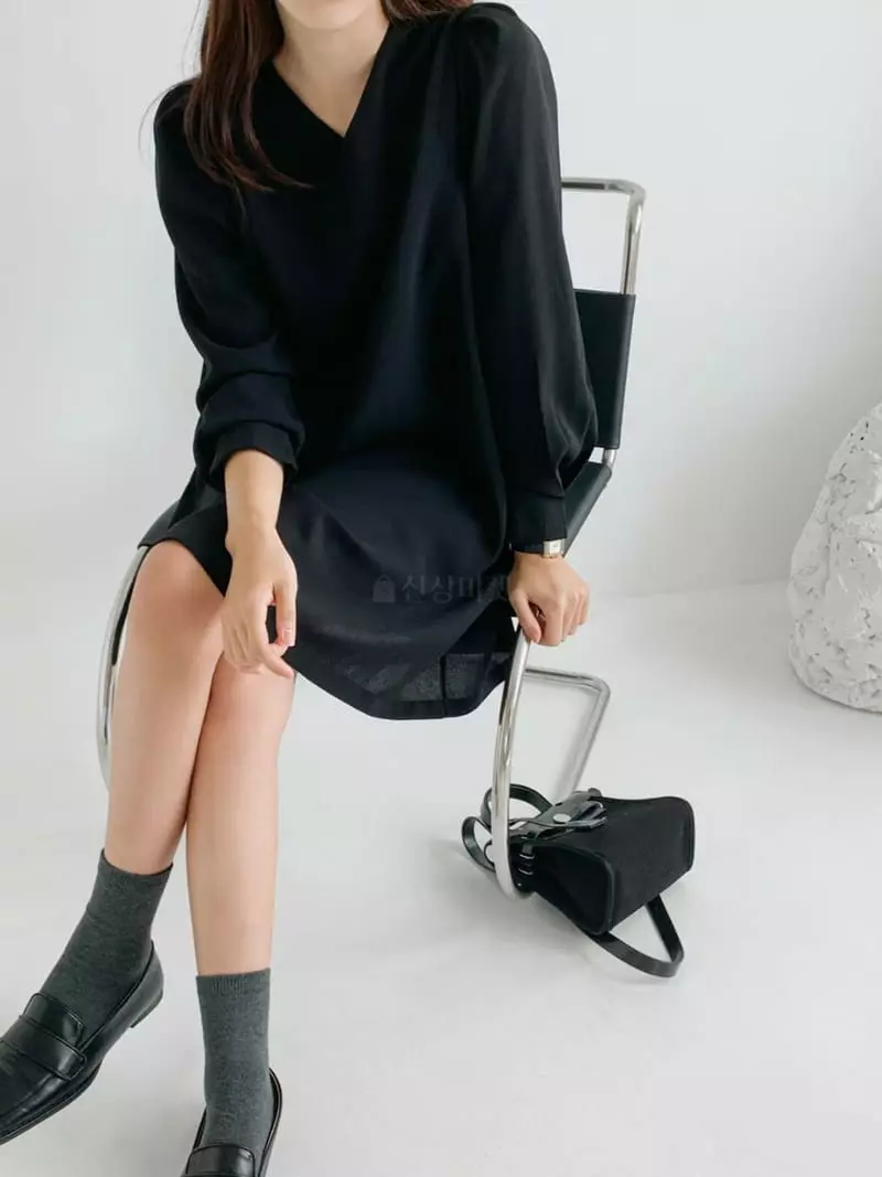 Mer - Korean Women Fashion - #restrostyle - Nabie One-piece - 3