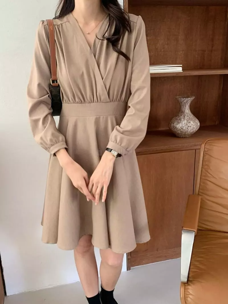 Mer - Korean Women Fashion - #restrostyle - Jame Wrap One-piece