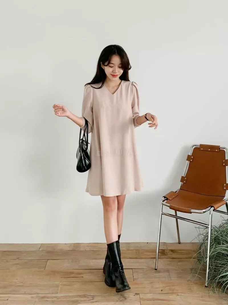 Mer - Korean Women Fashion - #restrostyle - Nabie One-piece - 4