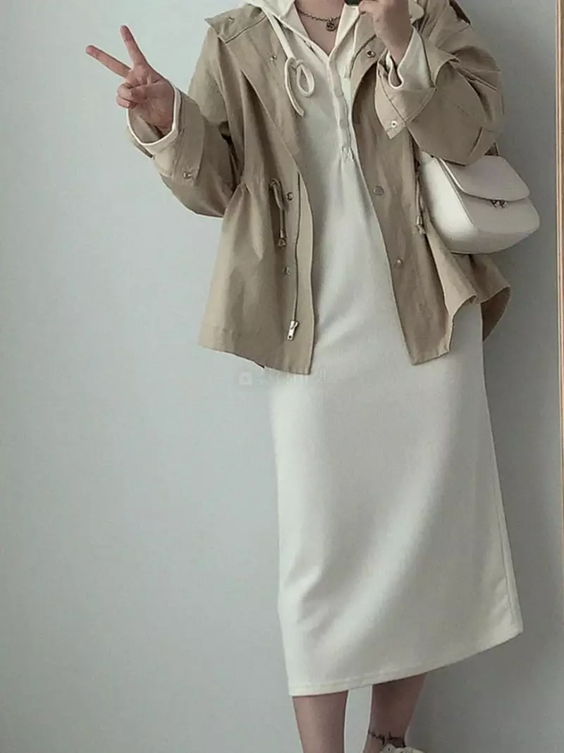 Mer - Korean Women Fashion - #thatsdarling - Fric Field Jacket - 7
