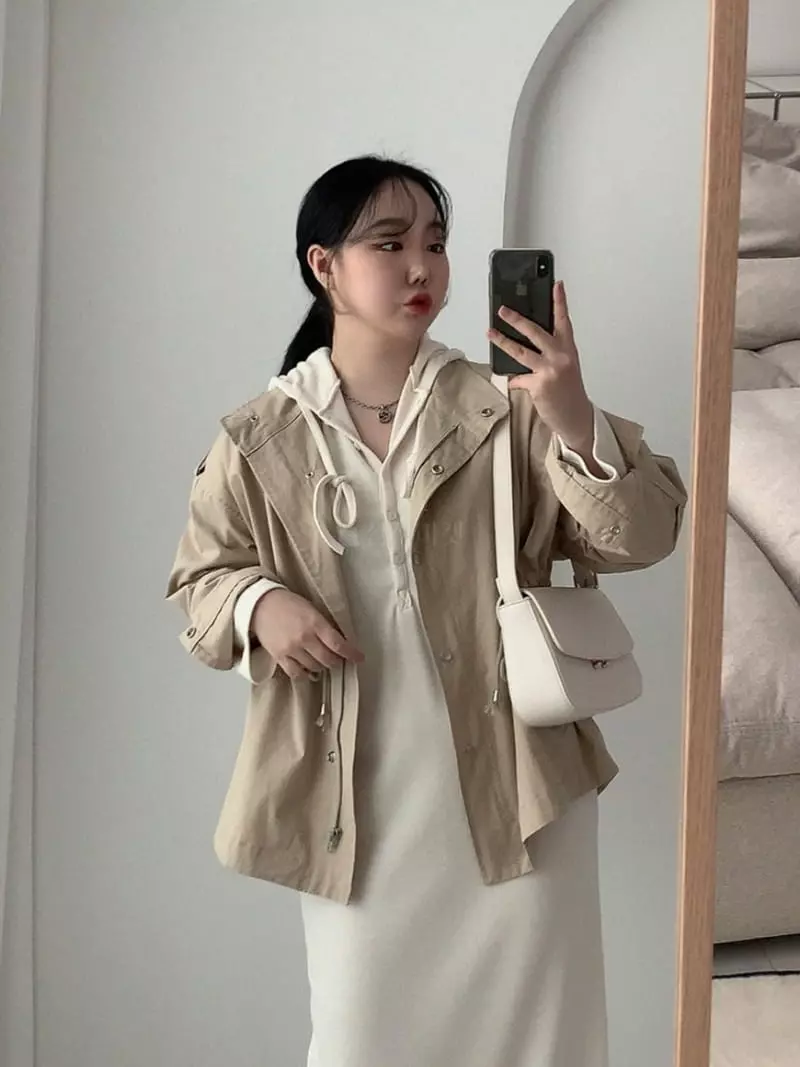 Mer - Korean Women Fashion - #vintageinspired - Fric Field Jacket