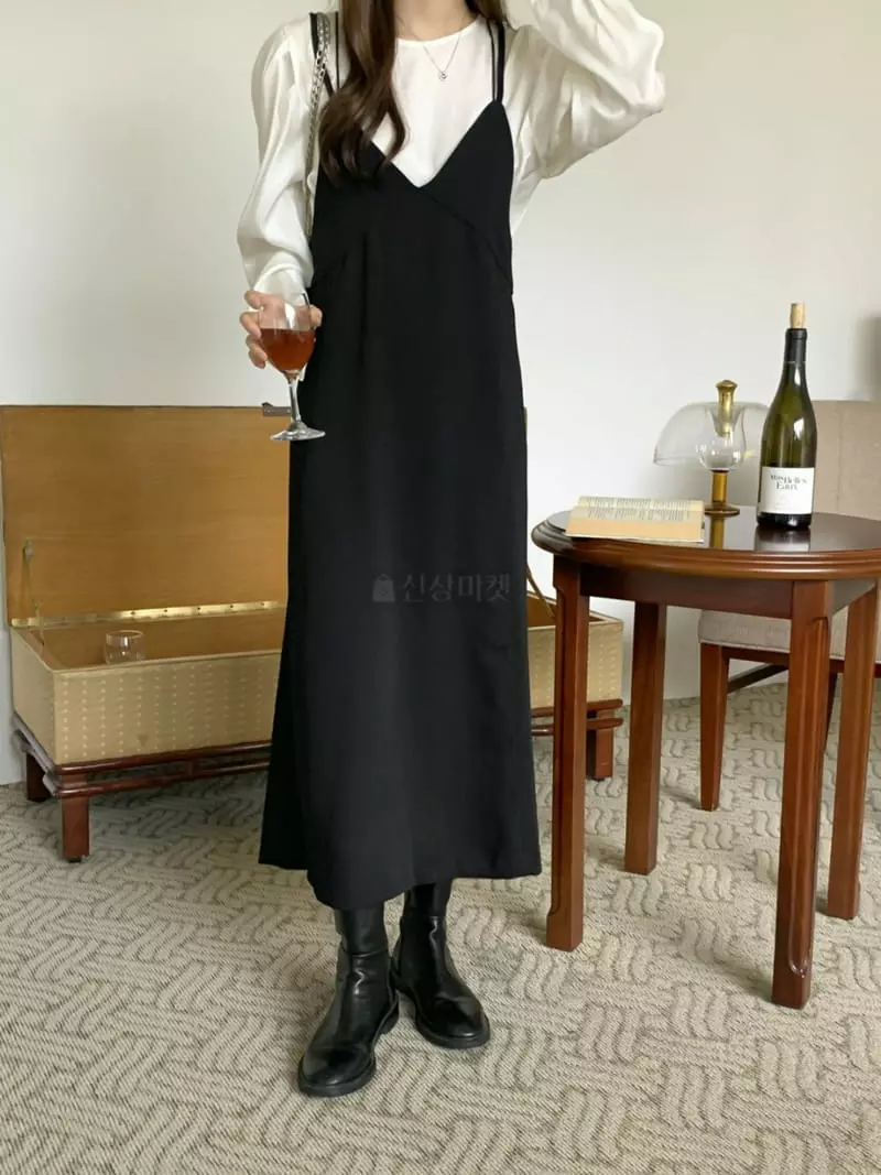 Mer - Korean Women Fashion - #womensfashion - X Sleeveless One-piece