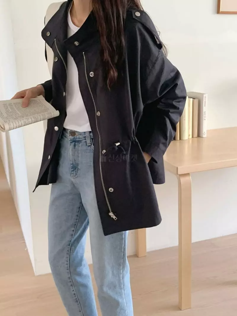 Mer - Korean Women Fashion - #womensfashion - Fric Field Jacket - 10