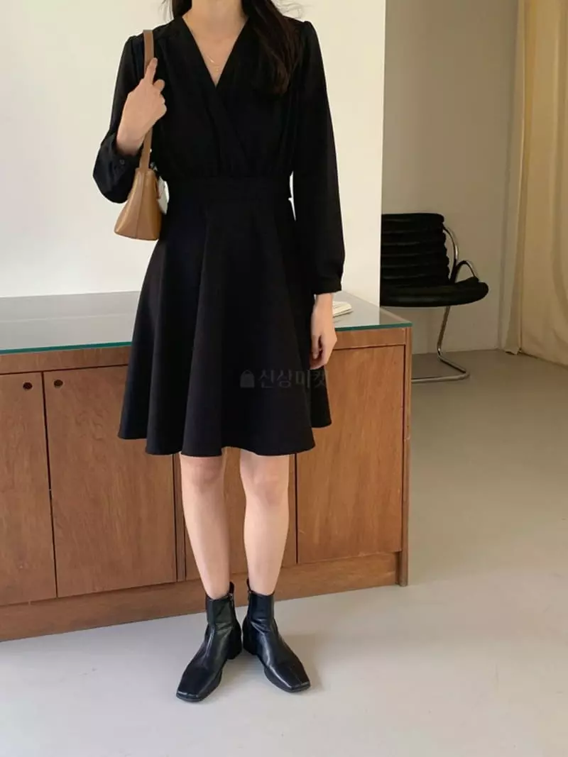 Mer - Korean Women Fashion - #womensfashion - Jame Wrap One-piece - 7