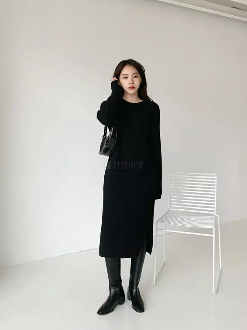 Mer - Korean Women Fashion - #womensfashion - Muse Rib One-piece - 5