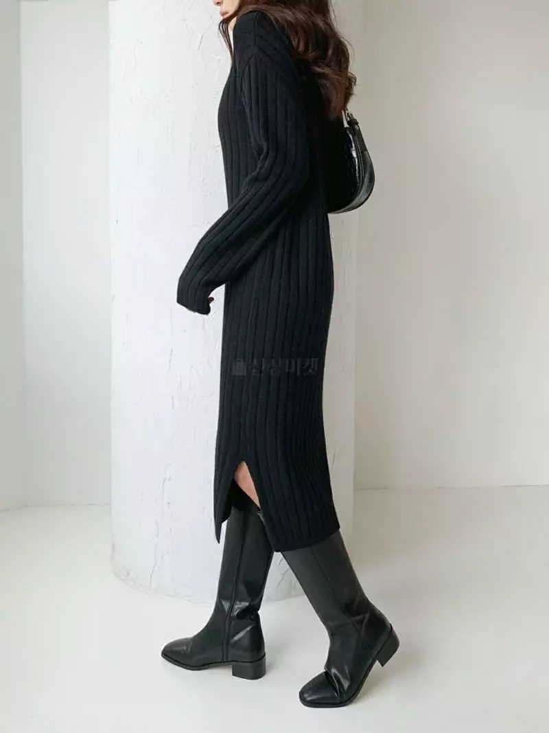 Mer - Korean Women Fashion - #womensfashion - Muse Rib One-piece - 7