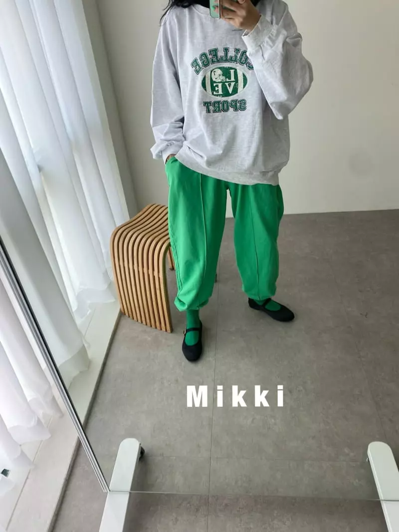 Mikki - Korean Children Fashion - #designkidswear - Rugby Color Top Bottom Set with Mom - 8