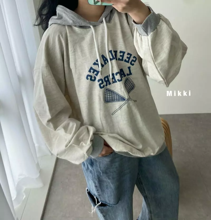 Mikki - Korean Children Fashion - #kidsshorts - Racket Hoody with Mom - 12