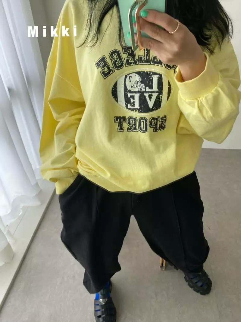 Mikki - Korean Children Fashion - #kidsshorts - Rugby Color Top Bottom Set with Mom - 11