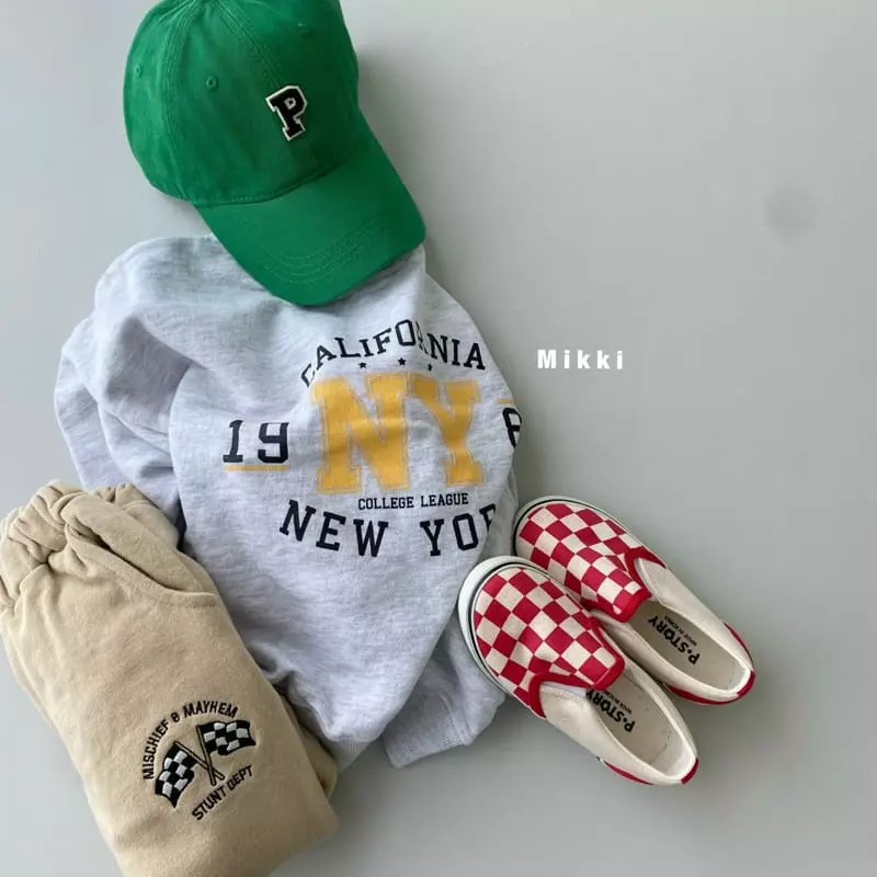 Mikki - Korean Children Fashion - #kidsstore - 1989 Newyork Sweatshirt with Mom