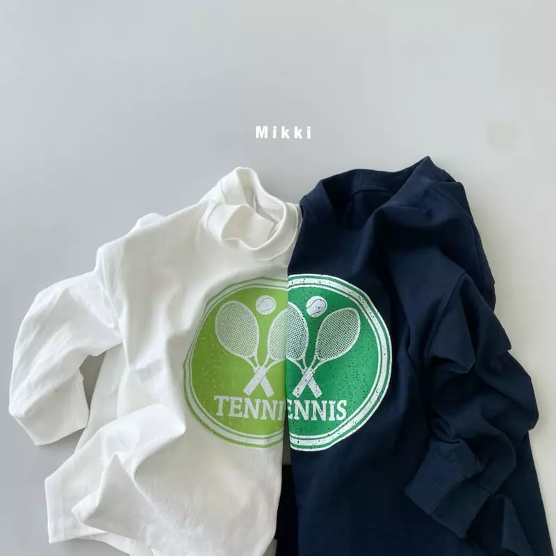 Mikki - Korean Children Fashion - #minifashionista - Circle Tennis Tee with Mom - 4