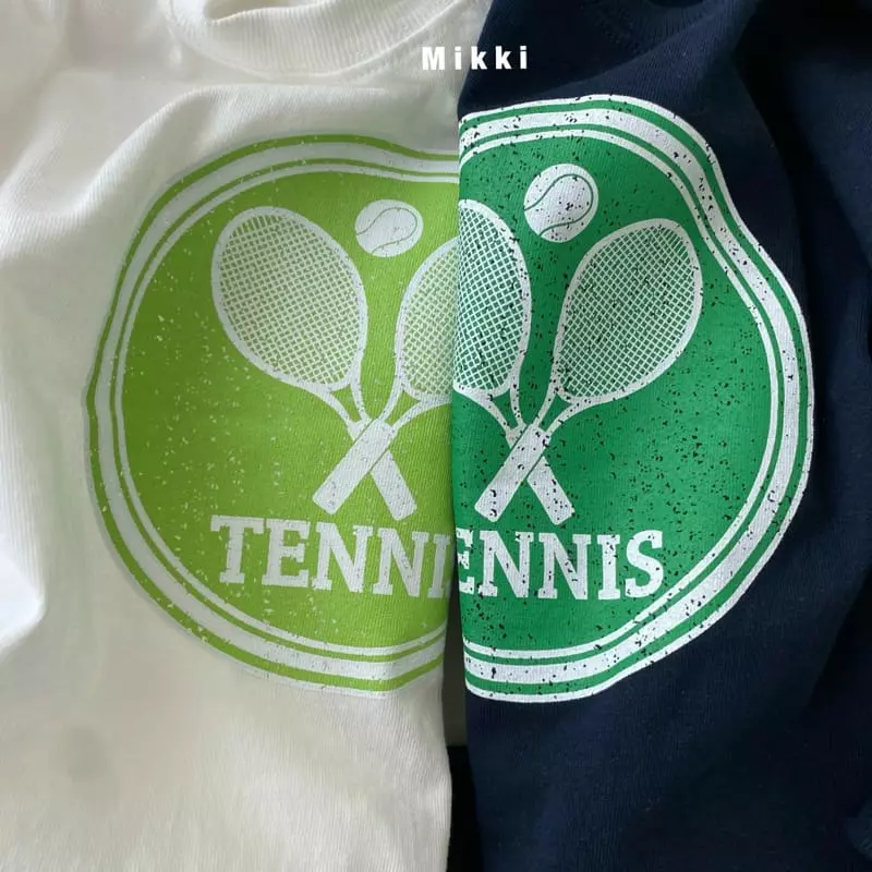 Mikki - Korean Children Fashion - #todddlerfashion - Circle Tennis Tee with Mom - 5