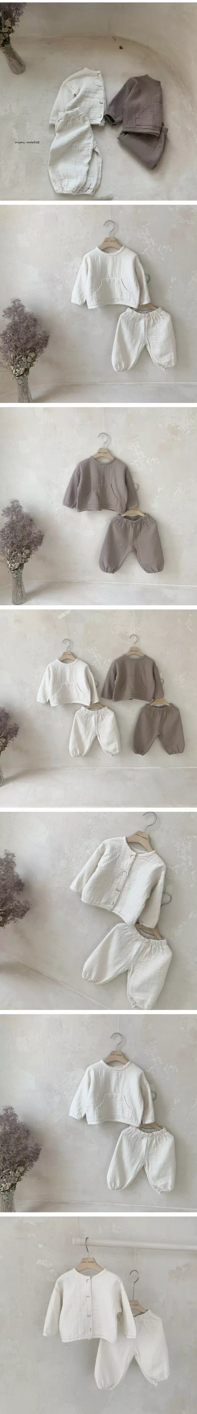 Mimi Market - Korean Baby Fashion - #babyoutfit - Kangaroo Set - 2