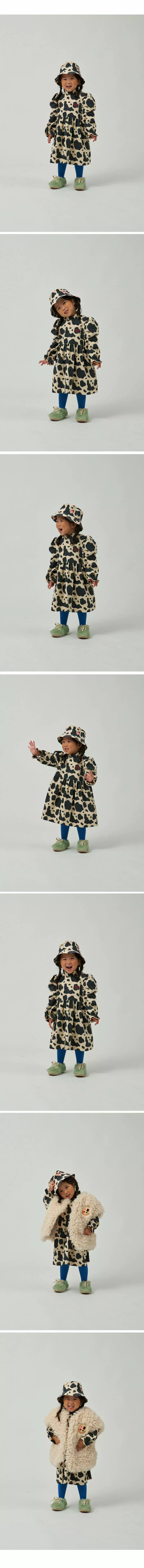 Mini Ps Market - Korean Children Fashion - #childrensboutique - Cow Woven One-piece - 3